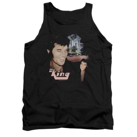 Elvis Presley Shirt Tank Top Home Sweet Home Black Tanktop