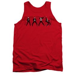 Elvis Presley Shirt Tank Top Jailhouse Rock Red Tanktop