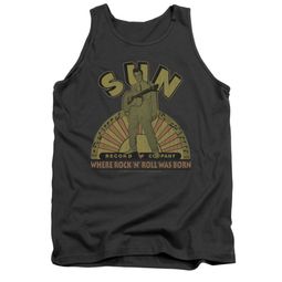 Elvis Presley Shirt Tank Top Logo Music Charcoal Tanktop Elvis Presley Shirt Tank Top Logo Music Charcoal Tanktop