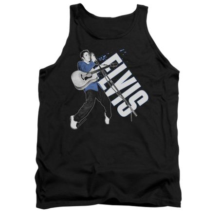 Elvis Presley Shirt Tank Top On His Toes Black Tanktop