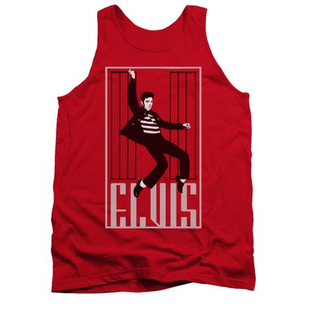 Elvis Presley Shirt Tank Top One Jailhouse Red Tanktop