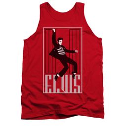Elvis Presley Shirt Tank Top One Jailhouse Red Tanktop Elvis Presley Shirt Tank Top One Jailhouse Red Tanktop