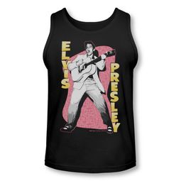 Elvis Presley Shirt Tank Top Pink Rock Black Tanktop Elvis Presley Shirt Tank Top Pink Rock Black Tanktop
