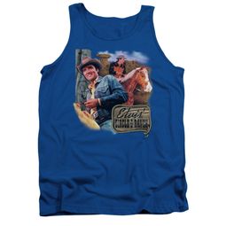 Elvis Presley Shirt Tank Top Ranch Royal Blue Tanktop Elvis Presley Shirt Tank Top Ranch Royal Blue Tanktop