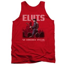 Elvis Presley Shirt Tank Top Return Of The King Red Tanktop Elvis Presley Shirt Tank Top Return Of The King Red Tanktop