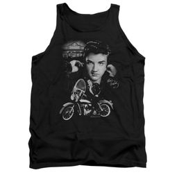 Elvis Presley Shirt Tank Top Rides Again Black Tanktop