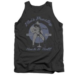 Elvis Presley Shirt Tank Top Rock & Roll Charcoal Tanktop Elvis Presley Shirt Tank Top Rock & Roll Charcoal Tanktop