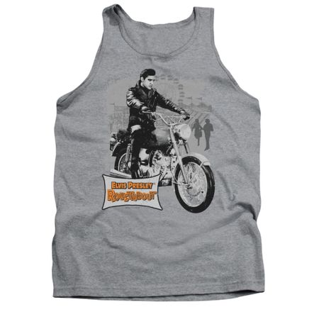 Elvis Presley Shirt Tank Top Roustabout Athletic Heather Tanktop