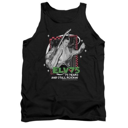 Elvis Presley Shirt Tank Top Still Rocking Black Tanktop