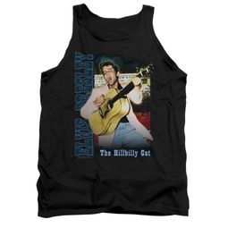 Elvis Presley Shirt Tank Top The Hillbilly Cat Black Tanktop Elvis Presley Shirt Tank Top The Hillbilly Cat Black Tanktop