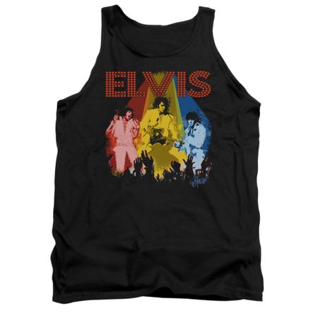 Elvis Presley Shirt Tank Top Vegas Remembered Black Tanktop
