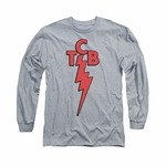 Elvis Presley Shirt Slim Fit V-Neck TCB Athletic Heather T-Shirt...