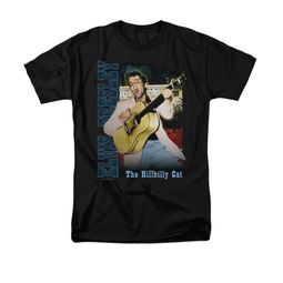 Elvis Presley Shirt The Hillbilly Cat Black T-Shirt Elvis Presley Shirt The Hillbilly Cat Black T-Shirt