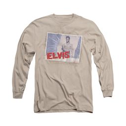 Elvis Presley Shirt Tough Guy Poster Long Sleeve Sand Tee T-Shirt