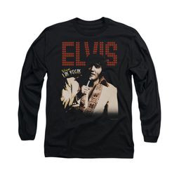 Elvis Presley Shirt Viva Star Long Sleeve Black Tee T-Shirt Elvis Presley Shirt Viva Star Long Sleeve Black Tee T-Shirt