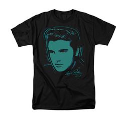 Elvis Presley Shirt Young Dots Black T-Shirt