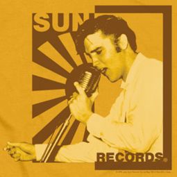 Elvis Presley Sun Records On The Mic Shirts