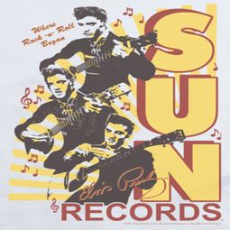 Elvis Presley Sun Records Soundtrack Shirts