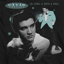 Elvis Presley Teal Potrait Shirts