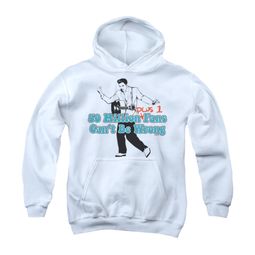 Elvis Presley Youth Hoodie 50 Million Fans Plus 1 White Kids Hoody