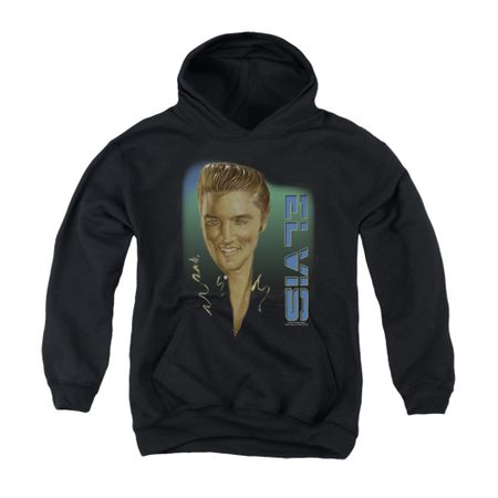Elvis Presley Youth Hoodie 56 Black Kids Hoody