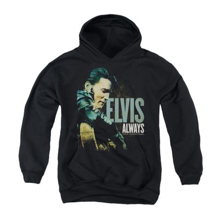 Elvis Presley Youth Hoodie Always The Original Black Kids Hoody