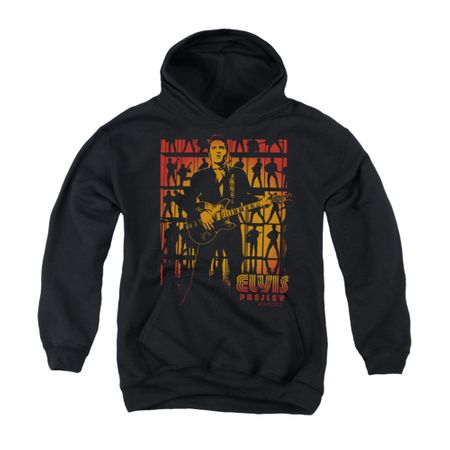 Elvis Presley Youth Hoodie Comeback Spotlight Black Kids Hoody