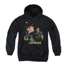 Elvis Presley Youth Hoodie G.I. Uniform Black Kids Hoody
