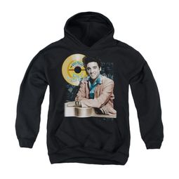 Elvis Presley Youth Hoodie Gold Record Black Kids Hoody