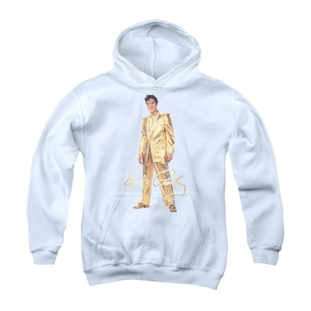 Elvis Presley Youth Hoodie Gold Suit White Kids Hoody