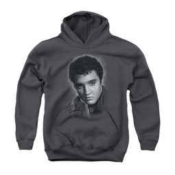 Elvis Presley Youth Hoodie Grey Portrait Charcoal Kids Hoody Elvis Presley Youth Hoodie Grey Portrait Charcoal Kids Hoody