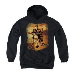 Elvis Presley Youth Hoodie Hit The Road Black Kids Hoody