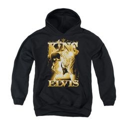 Elvis Presley Youth Hoodie In Gold Black Kids Hoody