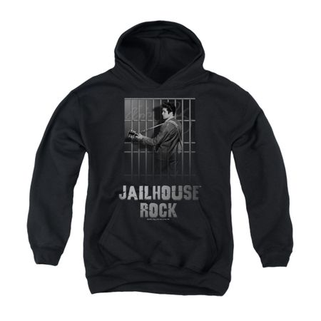 Elvis Presley Youth Hoodie Jailhouse Rock Black Kids Hoody