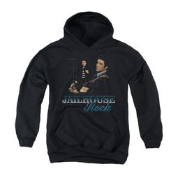 Elvis Presley Youth Hoodie Jailhouse Rock Inmate Black Kids Hoody