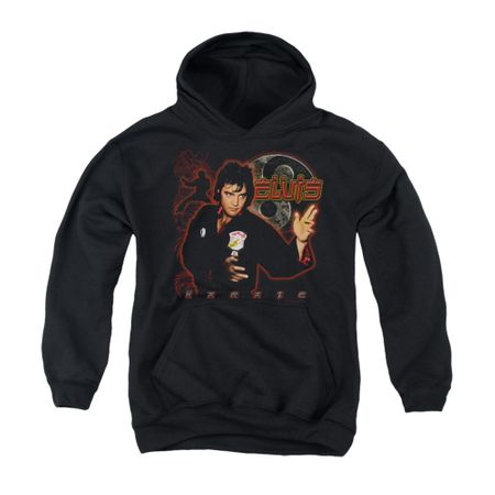 Elvis Presley Youth Hoodie Karate Black Kids Hoody