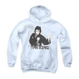 Elvis Presley Youth Hoodie Karate Dragon White Kids Hoody