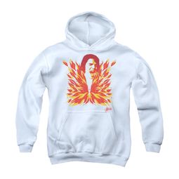 Elvis Presley Youth Hoodie Latest Flame White Kids Hoody