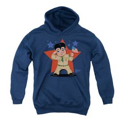 Elvis Presley Youth Hoodie Lil GI Navy Kids Hoody Elvis Presley Youth Hoodie Lil GI Navy Kids Hoody