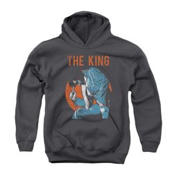 Elvis Presley Youth Hoodie Mic In hand Charcoal Kids Hoody