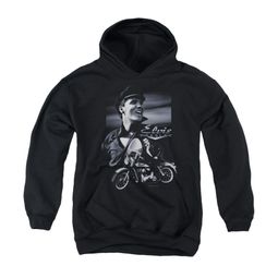Elvis Presley Youth Hoodie Motorcycle Black Kids Hoody