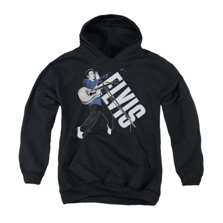 Elvis Presley Youth Hoodie On His Toes Black Kids Hoody