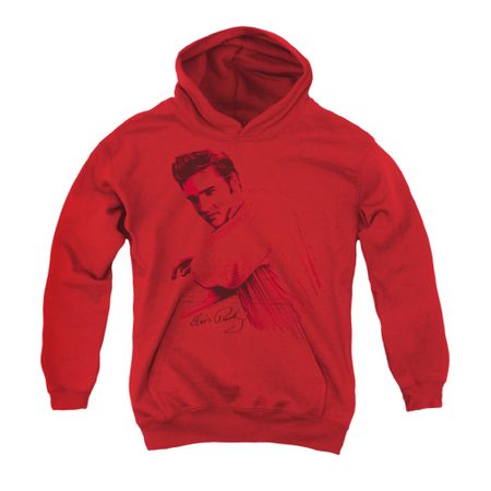 Elvis Presley Youth Hoodie On The Range Red Kids Hoody