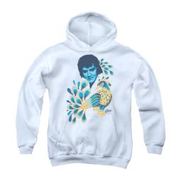 Elvis Presley Youth Hoodie Peacock White Kids Hoody