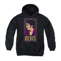Elvis Presley Youth Hoodie Retro Painting Black Kids Hoody