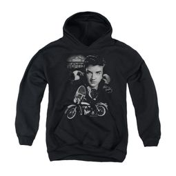 Elvis Presley Youth Hoodie Rides Again Black Kids Hoody
