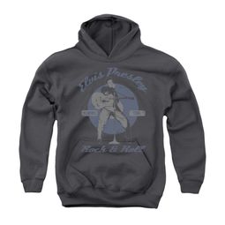 Elvis Presley Youth Hoodie Rock & Roll Charcoal Kids Hoody Elvis Presley Youth Hoodie Rock & Roll Charcoal Kids Hoody