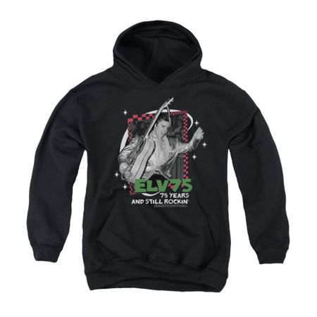 Elvis Presley Youth Hoodie Still Rocking Black Kids Hoody