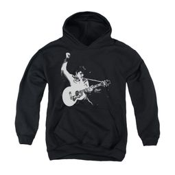 Elvis Presley Youth Hoodie Strum That Guitar Black Kids Hoody