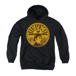 Elvis Presley Youth Hoodie Sun Records Full Logo Black Kids Hoody Elvis Presley Youth Hoodie Sun Records Full Logo Black Kids Hoody